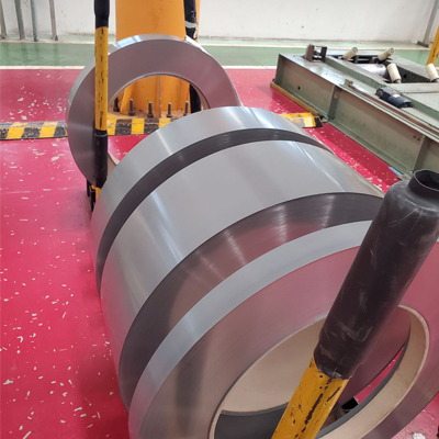 Oriented silicon steel strip